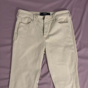 Tan hollister flare jeans size 8